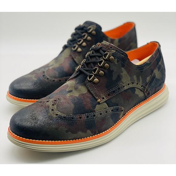 NEW Cole Haan Original Grand Shwng Camo Olive Oxford C32415 Men’s Size Multi main image 7